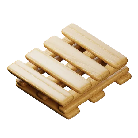 Wooden Paletter  3D Icon