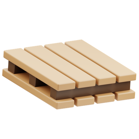 Wooden Pallet  3D Icon