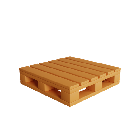 Wooden Pallet  3D Icon