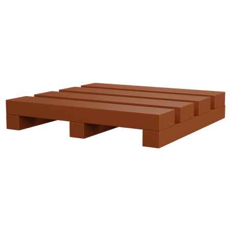 Wooden Pallet  3D Icon