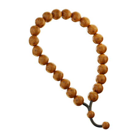 Wooden Rosary  3D Icon