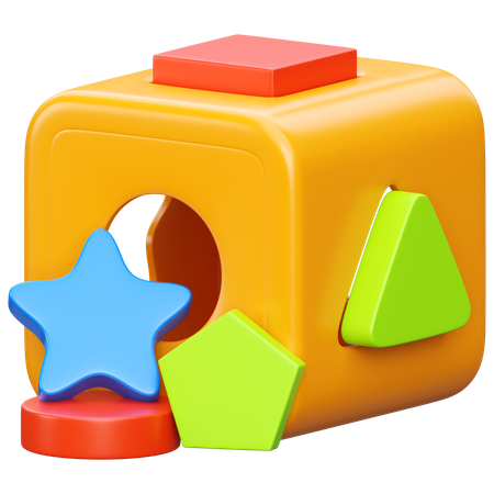 Wooden Shape Sorter  3D Icon