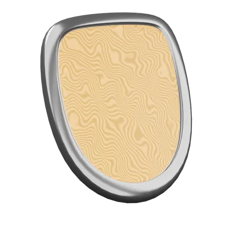 Wooden Shield  3D Icon