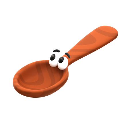 Wooden Spoon  3D Icon
