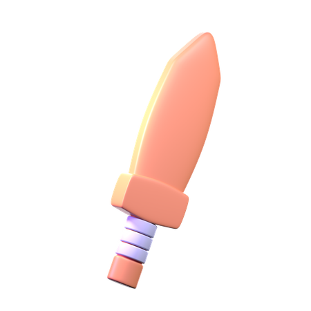 Wooden Sword  3D Icon