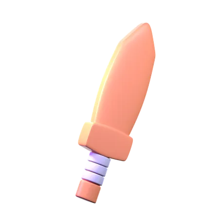 Wooden Sword  3D Icon