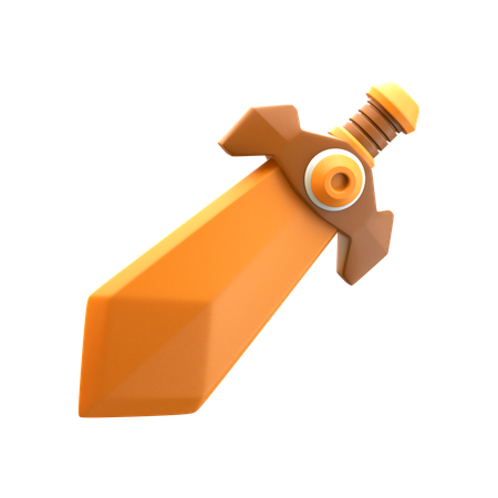 Wooden sword  3D Icon