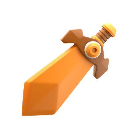 Wooden sword  3D Icon