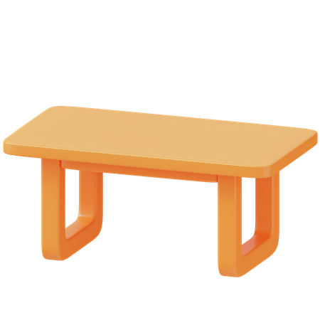 Wooden Table  3D Icon