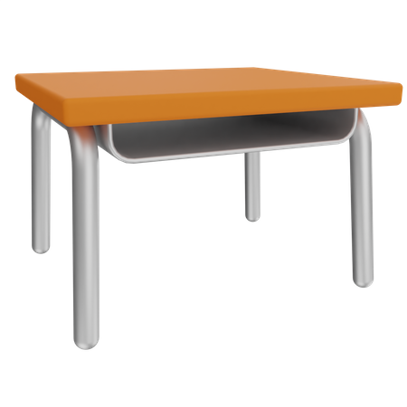 Wooden Table  3D Illustration