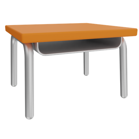 Wooden Table 3D Illustration
