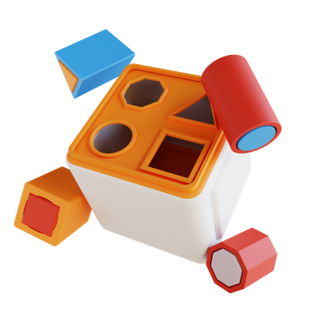 Wooden Toy 3D Icon