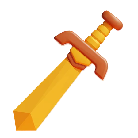 WOODEN TRAINING SWORD  3D Icon