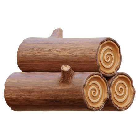 Woodpile  3D Icon