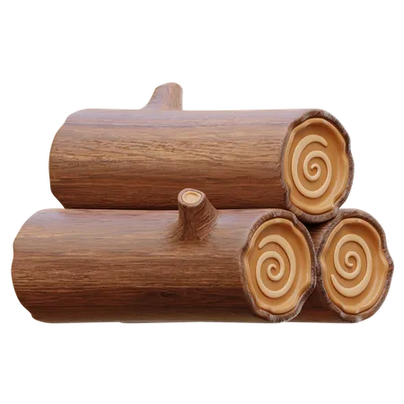Woodpile  3D Icon