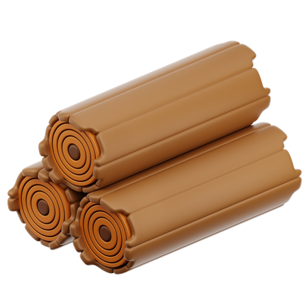 Woods Log  3D Icon