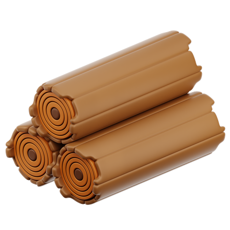 Woods Log  3D Icon