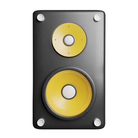 Woofer Speaker Sound 3D Icon