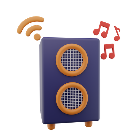 Altavoz de graves inalámbrico  3D Icon