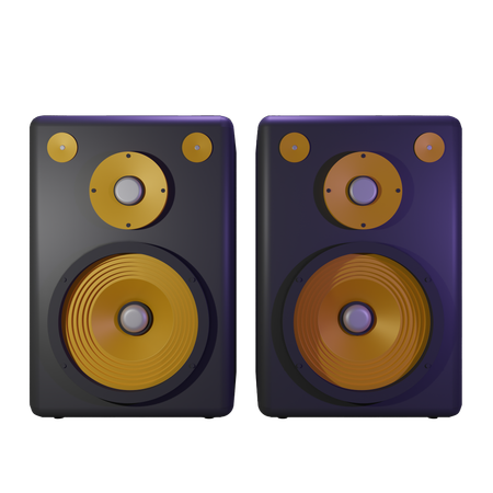 Woofer Speaker  3D Icon