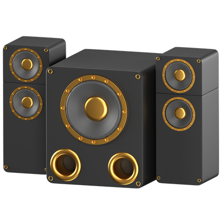 Woofer Speaker  3D Icon