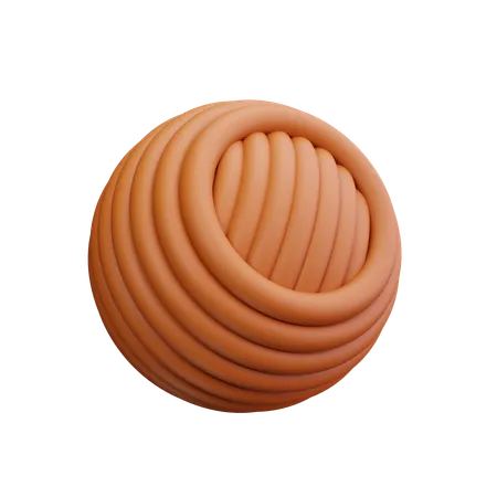 Wool ball  3D Icon