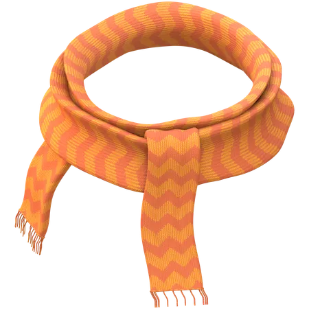 Wool Scarf  3D Icon