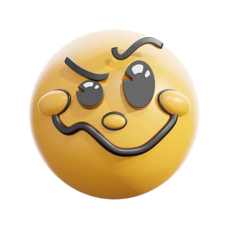 Cursed Emoji 3d Face | Postcard