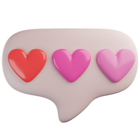 Word Bubble  3D Icon