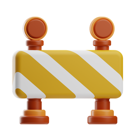 Work Barrier  3D Icon