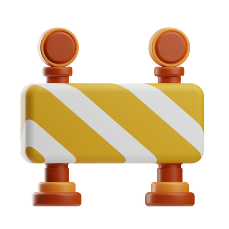 Work Barrier  3D Icon