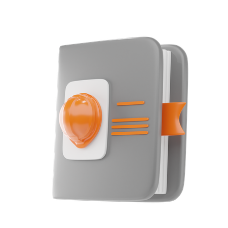 Work Book  3D Icon