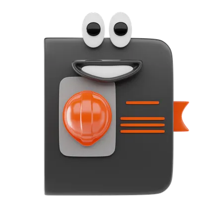 Work Book  3D Icon