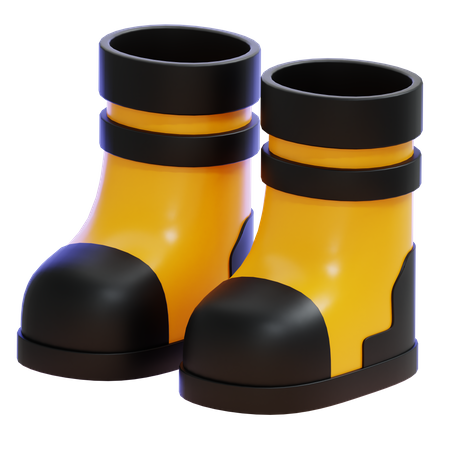 Work Boots  3D Icon
