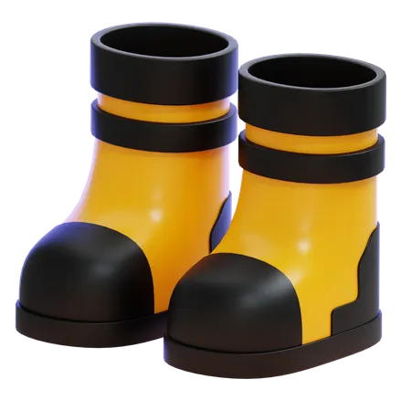 Work Boots  3D Icon