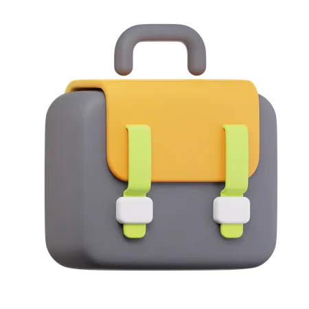 Work Briefcase 3D Icon
