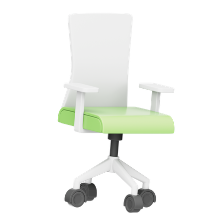 Work Char  3D Icon