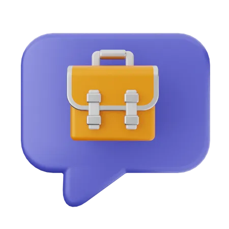 Work Chat  3D Icon