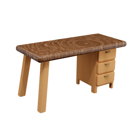 Work Desk  3D Icon