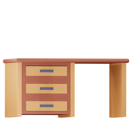 Work Desk  3D Icon