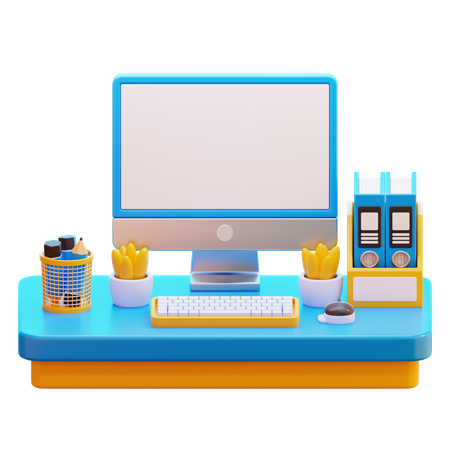 WORK DESK  3D Icon