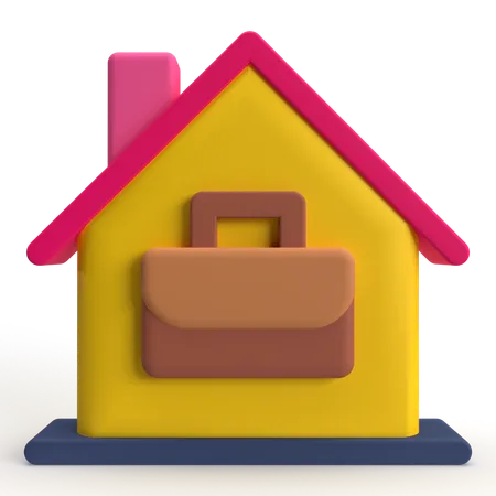 Work From Home  3D Icon