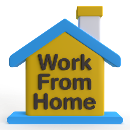 Work From Home  3D Icon