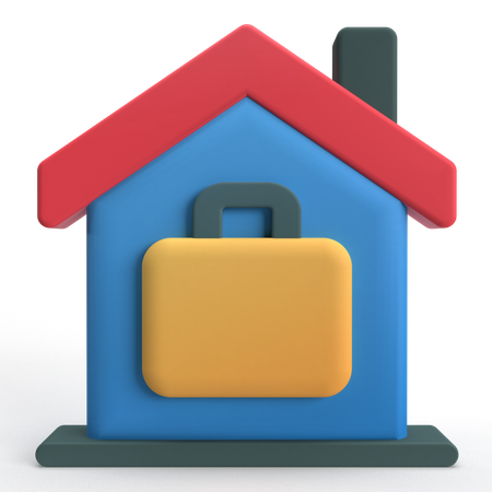 Work From Home  3D Icon