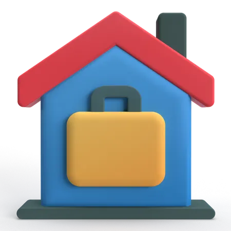 Work From Home  3D Icon