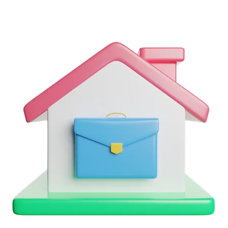 Work From Home  3D Icon