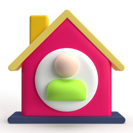 Work From Home  3D Icon