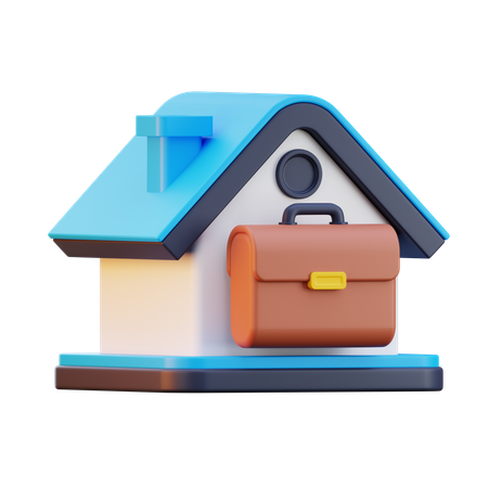 Work From Home  3D Icon