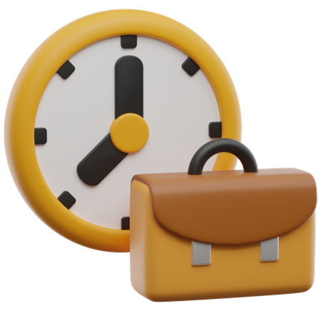 Work Hours  3D Icon