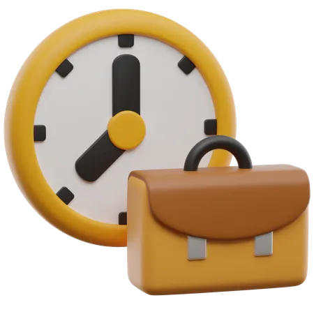 Work Hours  3D Icon